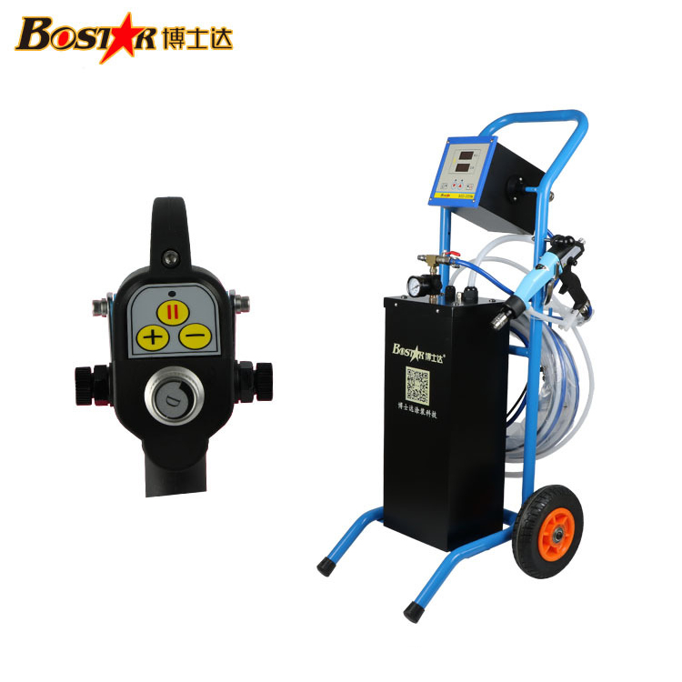 博士達(dá)水性涂料靜電噴槍帶推車